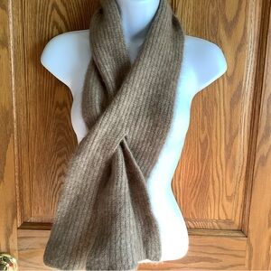 Koru Scarf. Made in New Zealand.  No content label. Very soft